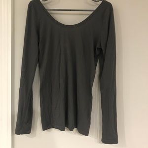 Fabletics Gray cotton LS